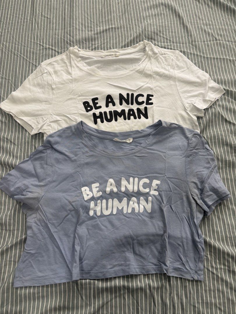 Terranova Cropped Topp (Category: Shirts) located in San Pablo. Submitted by loved.goods0501 (Listing ID 1465640982, Image 1). Description: Bundle includes 2 casual t-shirts 1 White Terranova tee (Size S) 1 Blue tee (Size XS) - Short sleeves with classic crew neck.