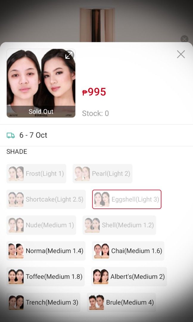 Teviant foundation (Category: Makeup) located in Bulacan. Submitted by lizwardr0be (Listing ID 1465248675, Image 3). Description: brand new w/ box rfs: not my shade match shade: EGGSHELL L3 only used 2 pumps ‎🚚: Jnt ‎💸: Gcash ‎📍: bulacan.
