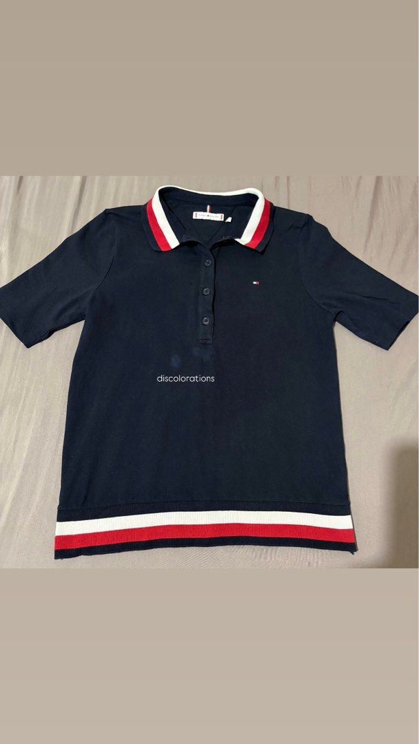 TH polo shirt (Category: Shirts) located in Batangas. Submitted by cjchelseamm (Listing ID 1465690362, Image 2). Description: size S on tag DM for exact dimes .