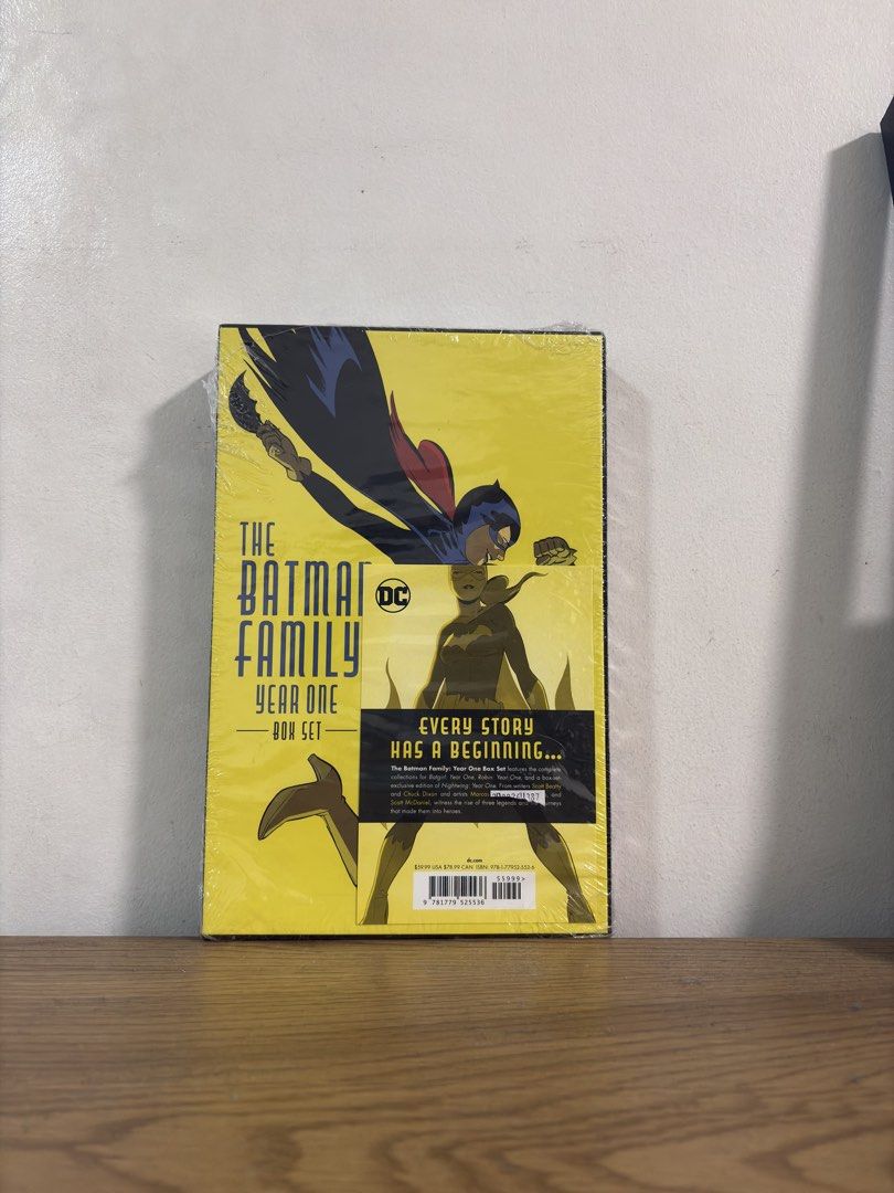 The Batman Family Year One Box Set DC Comics (Category: Comics & Manga) located in Pasig City. Submitted by anything_and_everything2 (Listing ID 1465712156, Image 3). Description: - The Batman Family Year One Box Set DC Comics - Includes Nightwing year one, Robin year one, Batgirl year one trade paperbacks - RARE/original/sealed never read - P3600 - MISB - pm for more details - shipping on buyer .