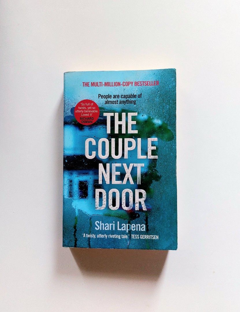 The Couple Next Door by Shari Lapena (Category: Storybooks) located in Tanauan. Submitted by solanathriftph (Listing ID 1465713670, Image 1). Description: 📚 major bookshelf clean out / clearance sale ~ — RFS: decluttering my bookshelves and switching to digital books — MOP: Gcash | fast shipping *feel free to send a message if you wish to negotiate the price :).