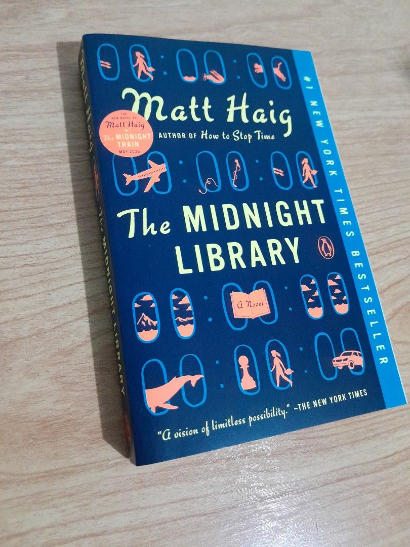 The Midnight Library (Category: Storybooks) located in San Fernando. Submitted by biancabncbnc (Listing ID 1465747823, Image 1). Description: unused bought from Fullybooked.