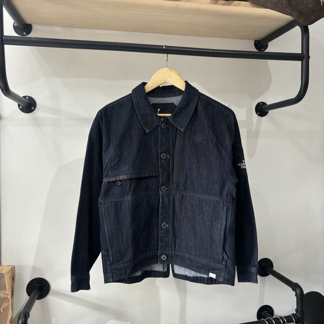 The North Face Denim Jacket (Category: Coats, Jackets and Outerwear) located in Bambang. Submitted by heats777 (Listing ID 1465745658, Image 2). Description: Excellent condition No issue Size: S on tag.