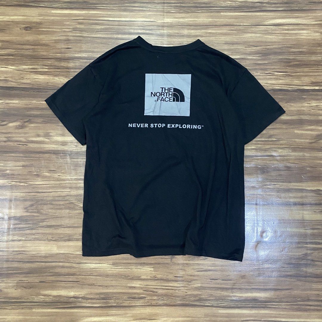 The North Face Tshirt (Category: Tshirts & Polo Shirts ) located in Cebu City. Submitted by accurate.curations.ceb (Listing ID 1465702921, Image 2). Description: The North Face Tshirt Excellent Condition COLOR RATE: 9.5/10 Issues: None Medium Measurements: Width: 22 inches Length: 27 inches Price + Sf 📍Cebu Shipping via J&T NO COD/COP PAYMENT FIRST VIA GCASH OR BANK Unli vouch and VC for legitimacy dm if interested 📩.