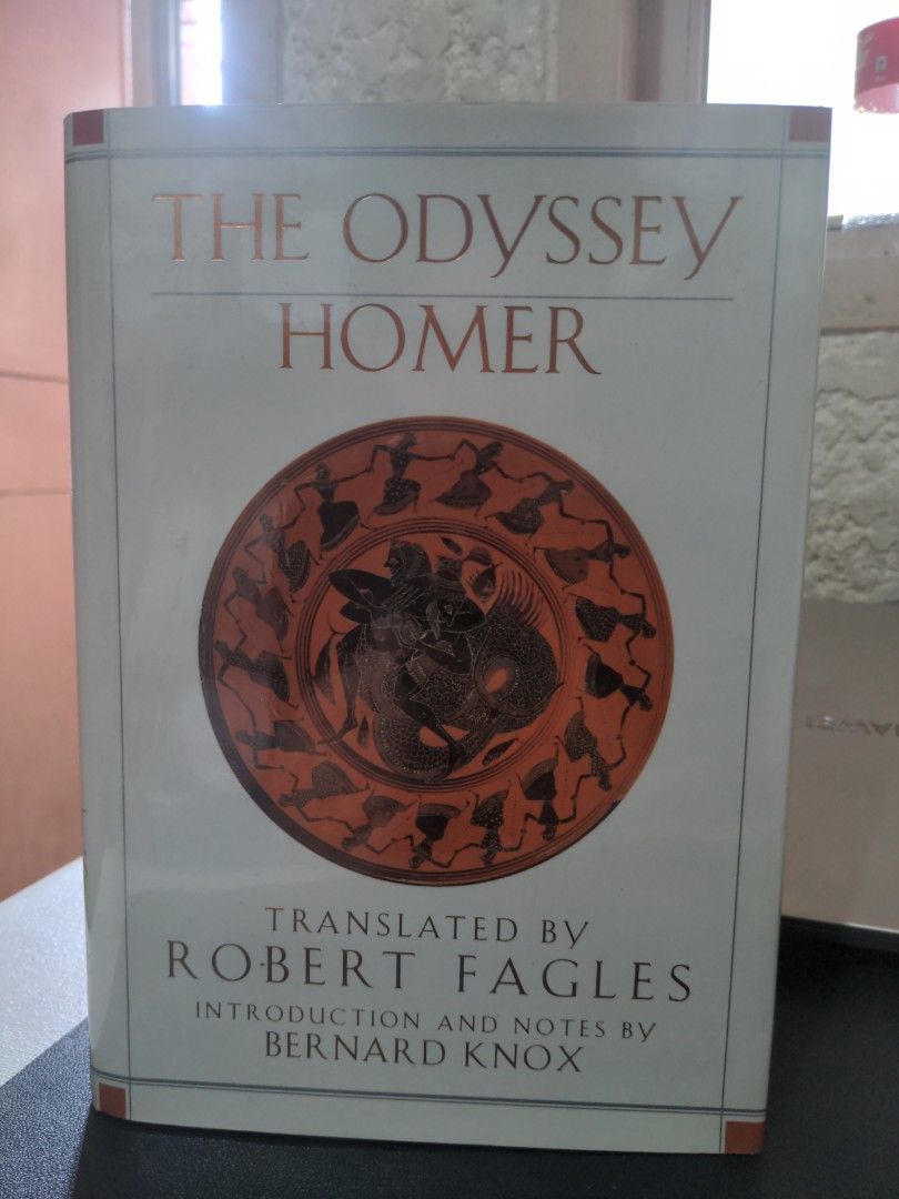The Odyssey, Homer (Category: Storybooks) located in Baguio. Submitted by fosterthe (Listing ID 1465615149, Image 1). Description: fagles translation viking hardcover very good condition foxing on edge, dirt on outside boards price is firm from personal collection: with ex-lib. stamp gcash/j&t.