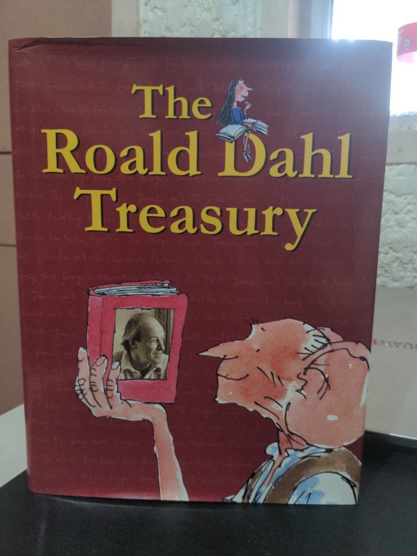 The Roald Dahl Treasury (Category: Children's Books) located in Baguio. Submitted by fosterthe (Listing ID 1465616370, Image 1). Description: like new condition torn front page, see pictures roald dahl treasury from personal collection: with ex-lib. stamp price is firm gcash/j&t.