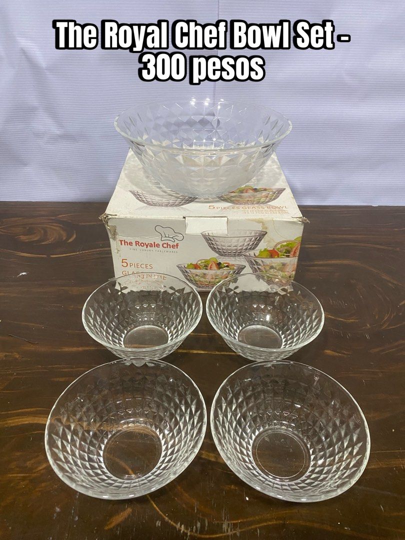 The Royal Chef Bowl Set (Category: Other Kitchenware & Tableware) located in Manila. Submitted by dealrack (Listing ID 1465676783, Image 1). Description: .