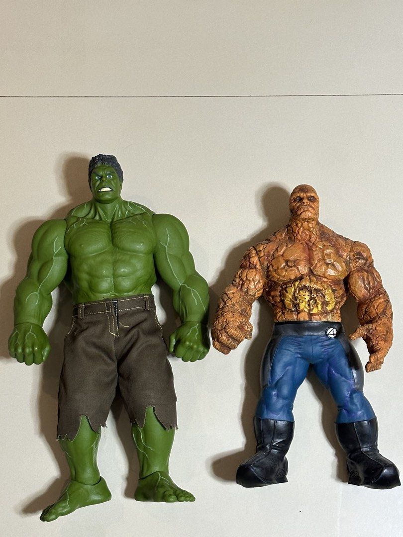 The thing and incredible hulk (Category: Action & Battle Toys) located in Malvar. Submitted by kimvillegas (Listing ID 1465721636, Image 2). Description: Incredible hulk with box. The thing no box.