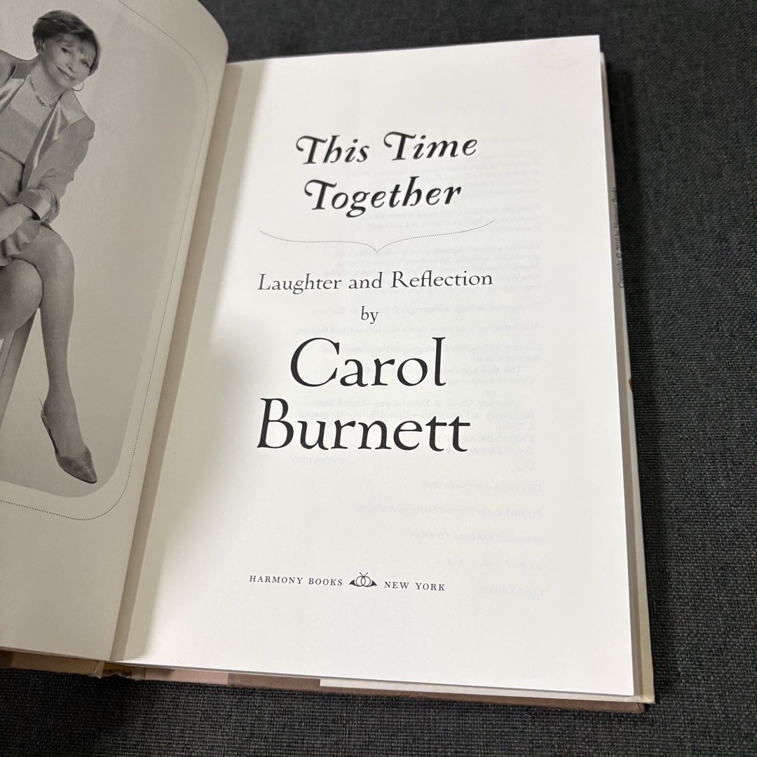This Time Together by Carol Burnett (Category: Storybooks) located in Imus. Submitted by declutter201 (Listing ID 1465754600, Image 3). Description: Price: P150 Prio payo Location: Imus, Cavite MOP: BDO, Gcash, Maya, GoTyme MOD: GGX, J&T, SDD RFS: Decluttering You can message me for more details.