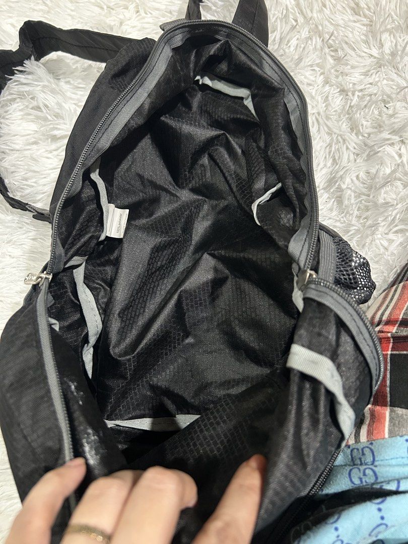 Tinyat black Foldable Travel Backpack (Category: Backpacks) located in Pasig City. Submitted by minminreyn (Listing ID 1465608506, Image 3). Description: Tinyat black Foldable Travel Backpack No butas no tastas no sira What you see is what you get Black na black sa personal Cavite or Qc.