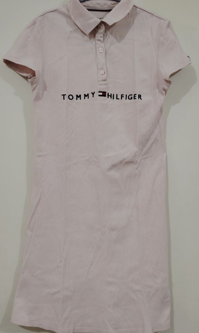 Tommy Dress (Category: Babies & Kids Fashion) located in Manila. Submitted by nobleflower_f701b3 (Listing ID 1465609022, Image 1). Description: Tommy Dress 8-10Y EUC Minimal sign usage Baby Pink.