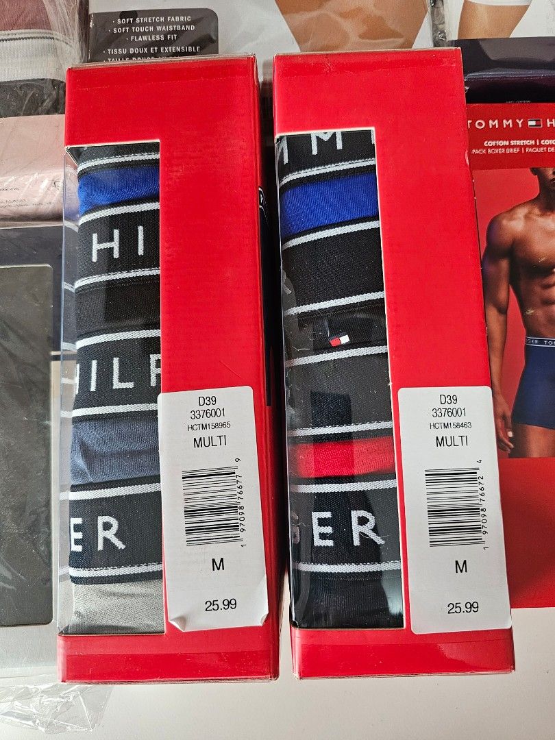 TOMMY HILFIGER 4-Pack Boxer Brief - Medium (Category: Underwear) located in Quezon City. Submitted by senyoramaria2 (Listing ID 1465643534, Image 2). Description: TOMMY HILFIGER Boxer Brief Cotton Stretch Medium (32 - 34 inches) 4- Pack (1) Royal Blue, Black, Grayish Blue, Light Gray (2) Royal Blue, Black, Red, Black #CanadaPasabuy.