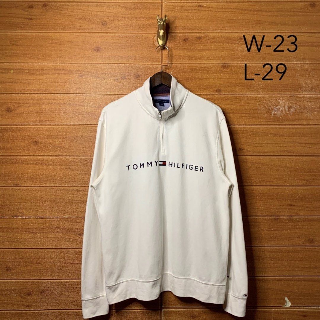 Tommy Hilfiger Embroidered Logo Quarter zip (Category: Formal Shirts) located in Quezon City. Submitted by donklasiko (Listing ID 1465639156, Image 2). Description: Condition: 9.5+/10 Pristine condition Issue: non Refer to the dimension 🤗 PM FOR MORE DETAILS NO RETURN, NO EXCHANGE & NO REFUND! ✅I ALSO ACCEPT TRADE/SWAP TO ANYTHING JUST DROP YOUR OFFER Please manage your expectations, this is a secondhand item. What you see is what you get 😊 💵M