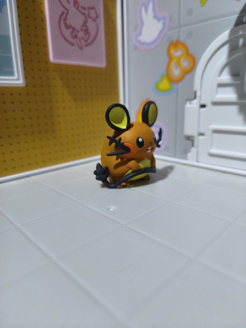 TOMY Pokemon Figure - Dedenne (Category: Action & Battle Toys) located in Taguig. Submitted by lilrootshop (Listing ID 1465734699, Image 3). Description: ***Crossposted*** Price: 250 AUTHENTIC Pass sa lowballers! First to pay basis. No COD. For item reservation, a down payment of 50% or 100 pesos (whichever is less) is required. Down payment is non-refundable. One month reservation only. Location: Taguig (near BGC) MOP: GCash / Maya / GoTyme.