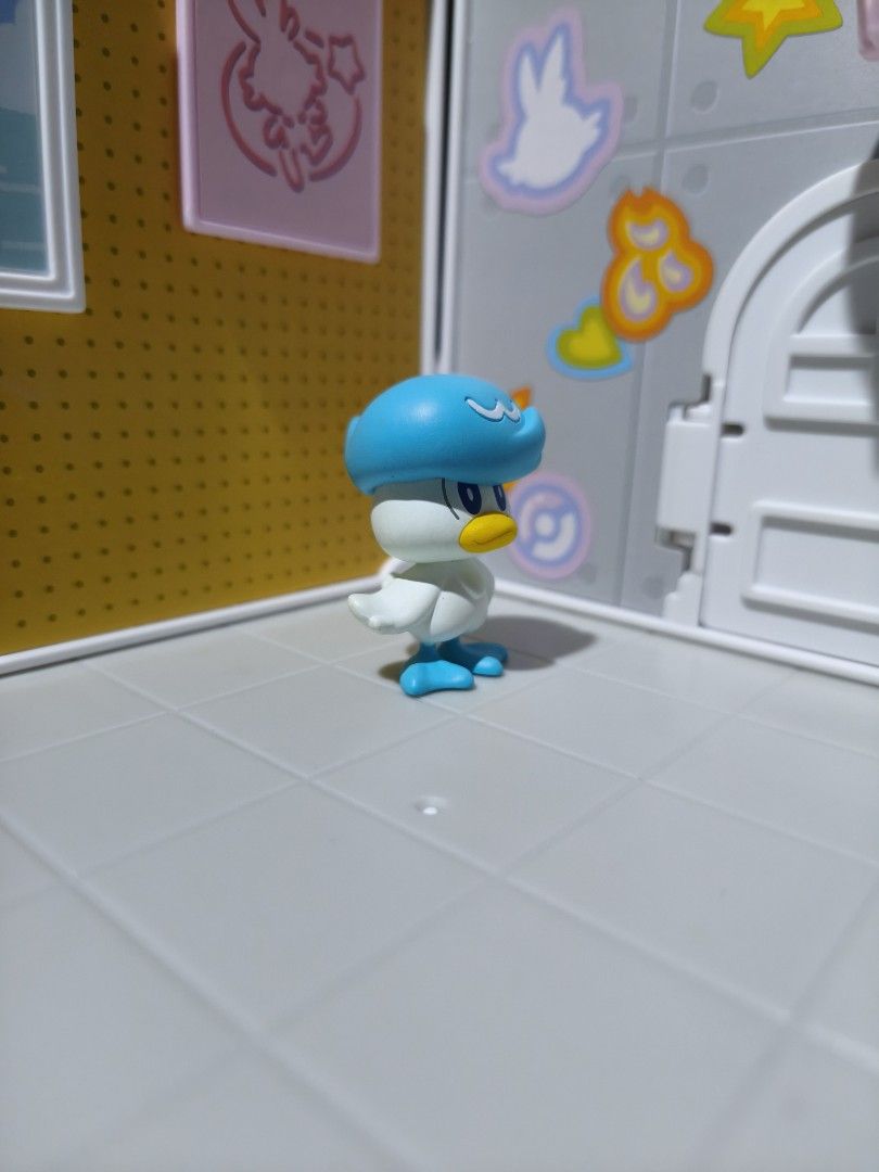 TOMY Pokemon Figure - Quaxly (Category: Action & Battle Toys) located in Taguig. Submitted by lilrootshop (Listing ID 1465743110, Image 3). Description: ***Crossposted*** Price: 200 (fixed) AUTHENTIC First to pay basis. No COD. For item reservation, a down payment of 50% or 100 pesos (whichever is less) is required. Down payment is non-refundable. One month reservation only. Location: Taguig (near BGC) MOP: GCash / Maya / GoTyme.