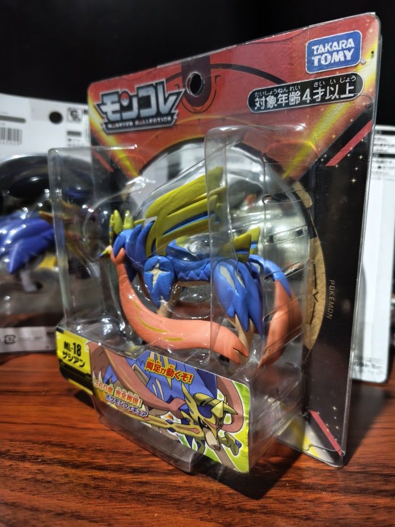 TOMY Pokemon Figure - Zacian (Category: Action & Battle Toys) located in Taguig. Submitted by lilrootshop (Listing ID 1465739683, Image 2). Description: ***Crossposted*** Price: 1,000 AUTHENTIC MISB Pass sa lowballers! First to pay basis. No COD. For item reservation, a down payment of 50% or 100 pesos (whichever is less) is required. Down payment is non-refundable. One month reservation only. Location: Taguig (near BGC) MOP: GCash / Maya / GoTym