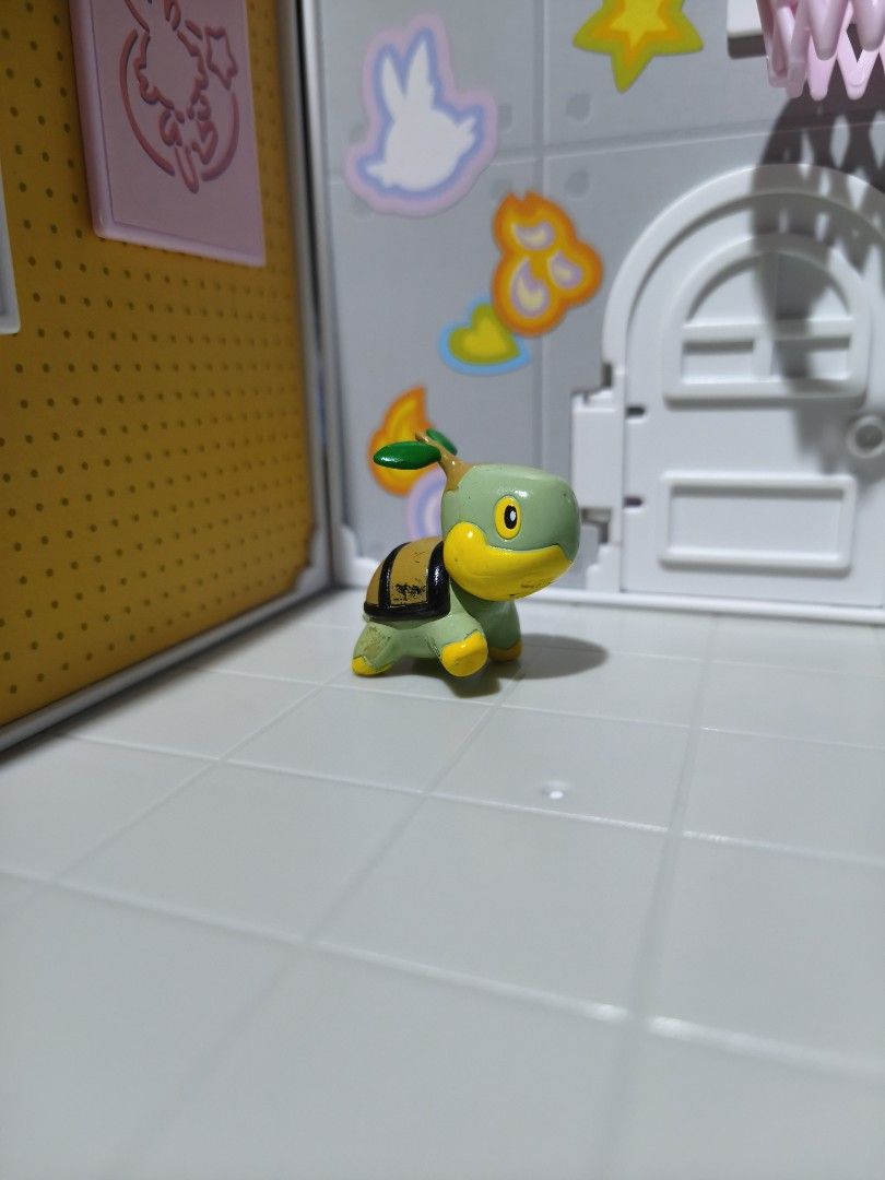 TOMY Pokemon: Playset Collection - Turtwig (Category: Action & Battle Toys) located in Taguig. Submitted by lilrootshop (Listing ID 1465737079, Image 2). Description: ***Crossposted*** Price: 350 AUTHENTIC Pass sa lowballers! First to pay basis. No COD. For item reservation, a down payment of 50% or 100 pesos (whichever is less) is required. Down payment is non-refundable. One month reservation only. Location: Taguig (near BGC) MOP: GCash / Maya 
