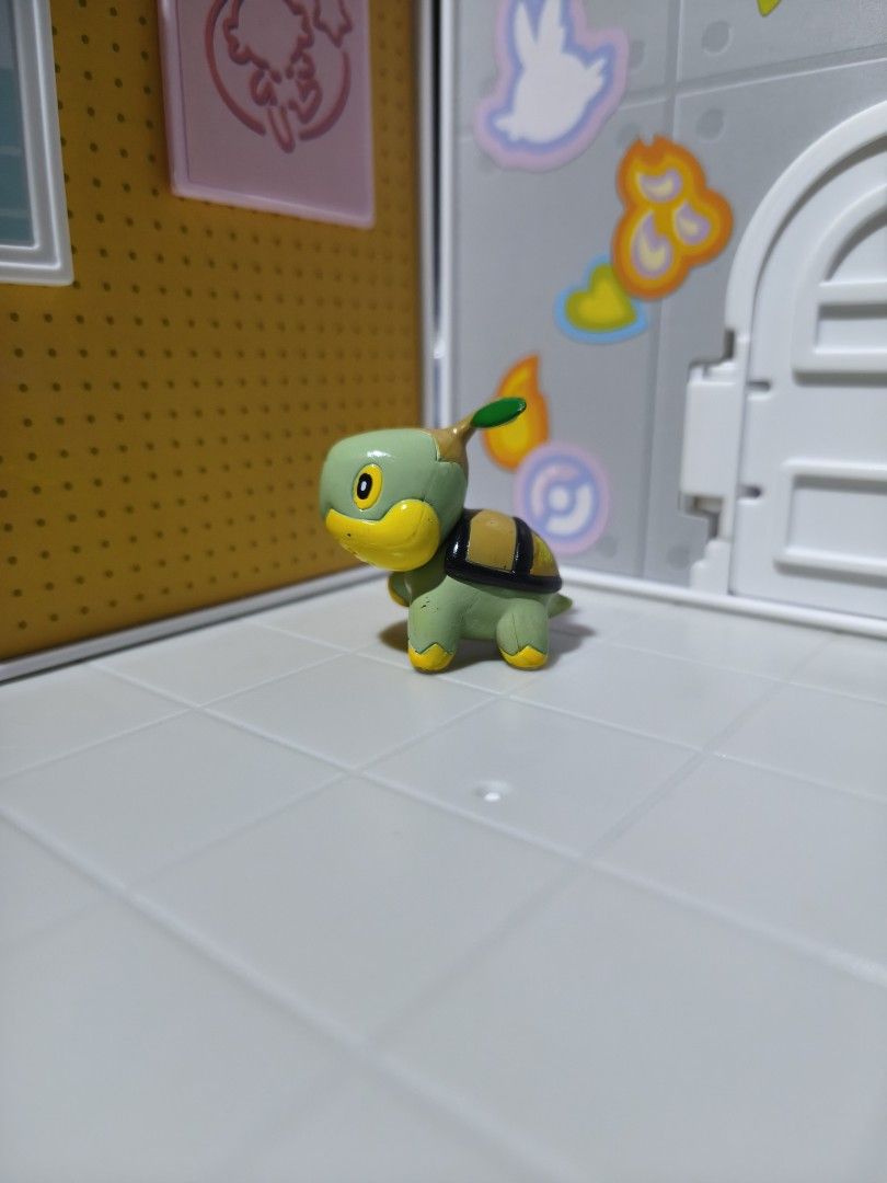TOMY Pokemon: Playset Collection - Turtwig (Category: Action & Battle Toys) located in Taguig. Submitted by lilrootshop (Listing ID 1465737079, Image 3). Description: ***Crossposted*** Price: 350 AUTHENTIC Pass sa lowballers! First to pay basis. No COD. For item reservation, a down payment of 50% or 100 pesos (whichever is less) is required. Down payment is non-refundable. One month reservation only. Location: Taguig (near BGC) MOP: GCash / Maya 