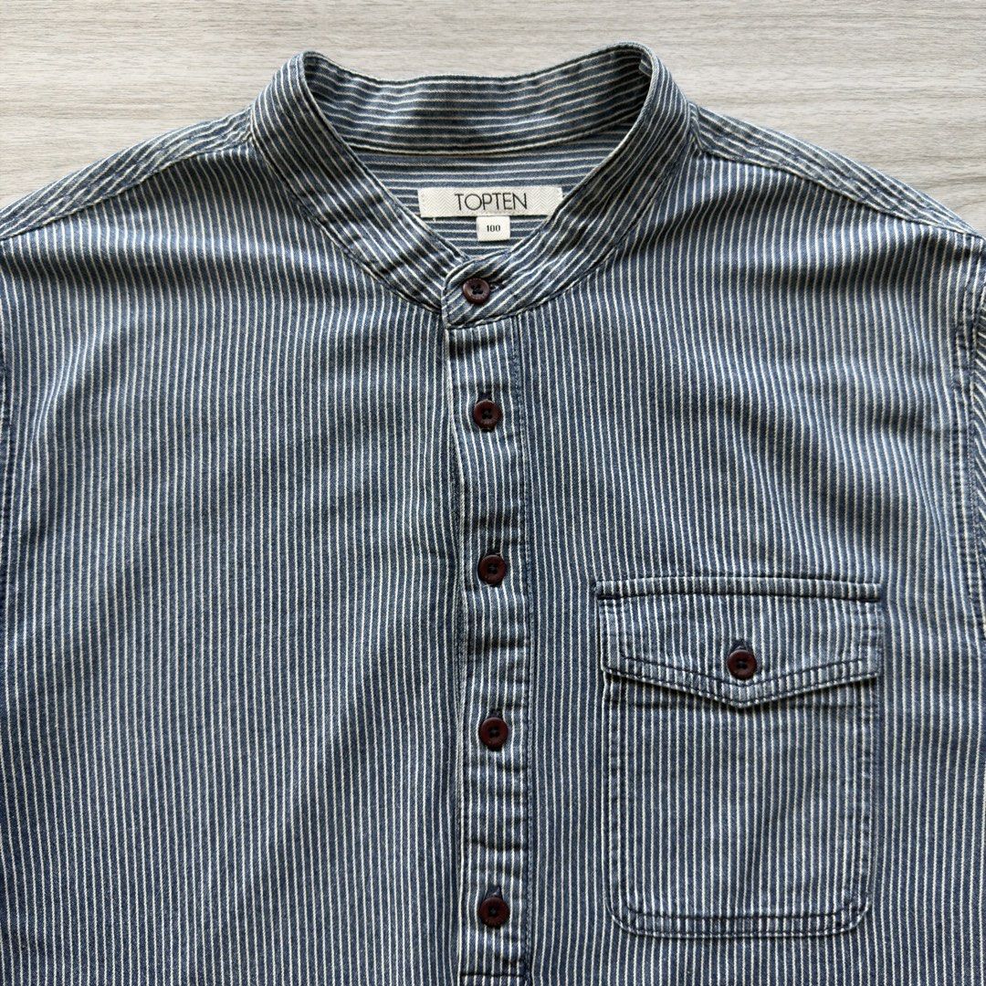 Top10 Henley Longsleeve Shirt (Category: Coats, Jackets and Outerwear) located in Zamboanga. Submitted by timelytreasuresthrift (Listing ID 1465585838, Image 2). Description: Top10 Henley Longsleeve Shirt Very Good Condition Actual measurements (Inches): 29 Length 21.5 Armpit to armpit 17 Shoulder 25 Sleeve Php 700 + sf.