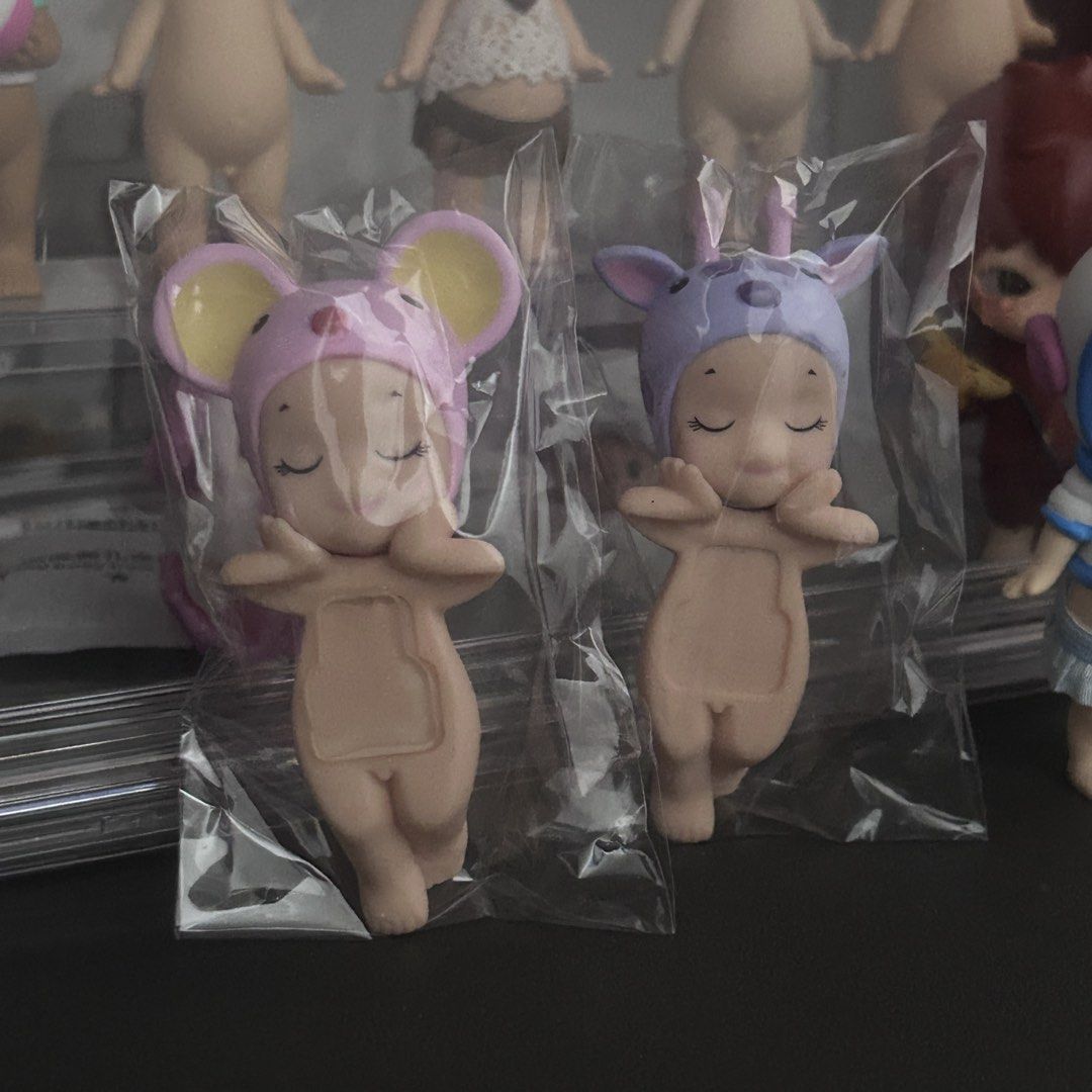 [TOPGRADE] sonny angels (Category: Designer & Blind Box Toys) located in Taytay. Submitted by sonnicakei (Listing ID 1465733100, Image 2). Description: wts | lfb TOPGRADE sonny angels • topgrade only, not authentic • all nego prices • ltm rock - 200 • dreaming mouse (unused) - 150 • dreaming giraffe (used but will provide replacement adhesive) - 100 • take all: 400 • rfs: quitting topgrades 📍: rizal 💰: gcash 🚚: j&t / lalamove (sf shouldered by