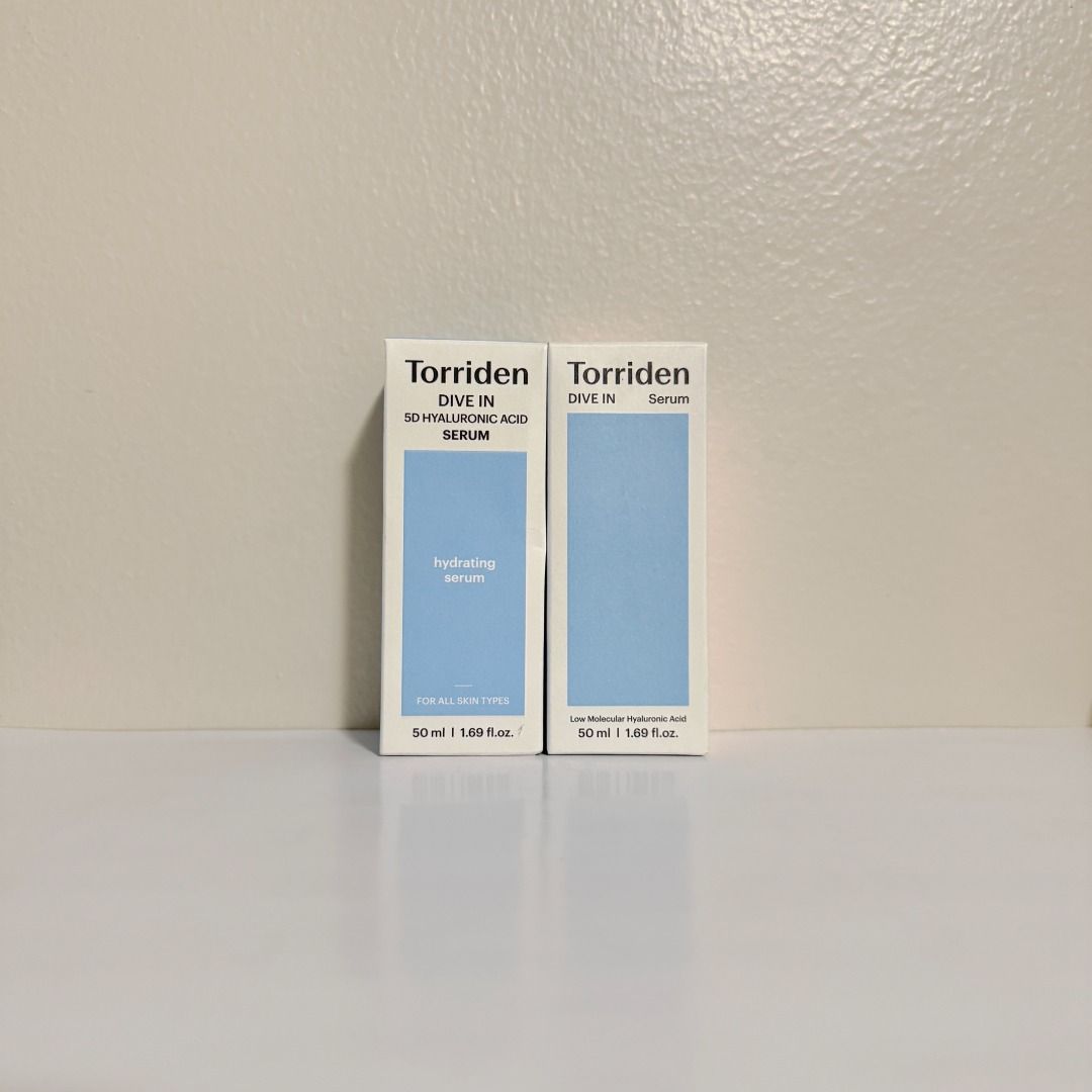 Torriden Dive In Serum Box (Category: Makeup) located in Manila. Submitted by destashedmnl (Listing ID 1465648880, Image 1). Description: 💫 FREE SHIPPING WITHIN METRO MANILA 💫 (₱500 & up worth of purchase via J&T) ✨ EMPTY BOX. No product inside. 🩶 Message me for more info/photos. 😊 🩶 MOP: BPI/GCASH/GOTYME/MARIBANK 🩶 MOD: -Lalamove (Same Day Delivery: Metro Manila and nearby provinces) -J&T ; starts at ₱50 sf (Metro Manila/Provincial) 📝 Not