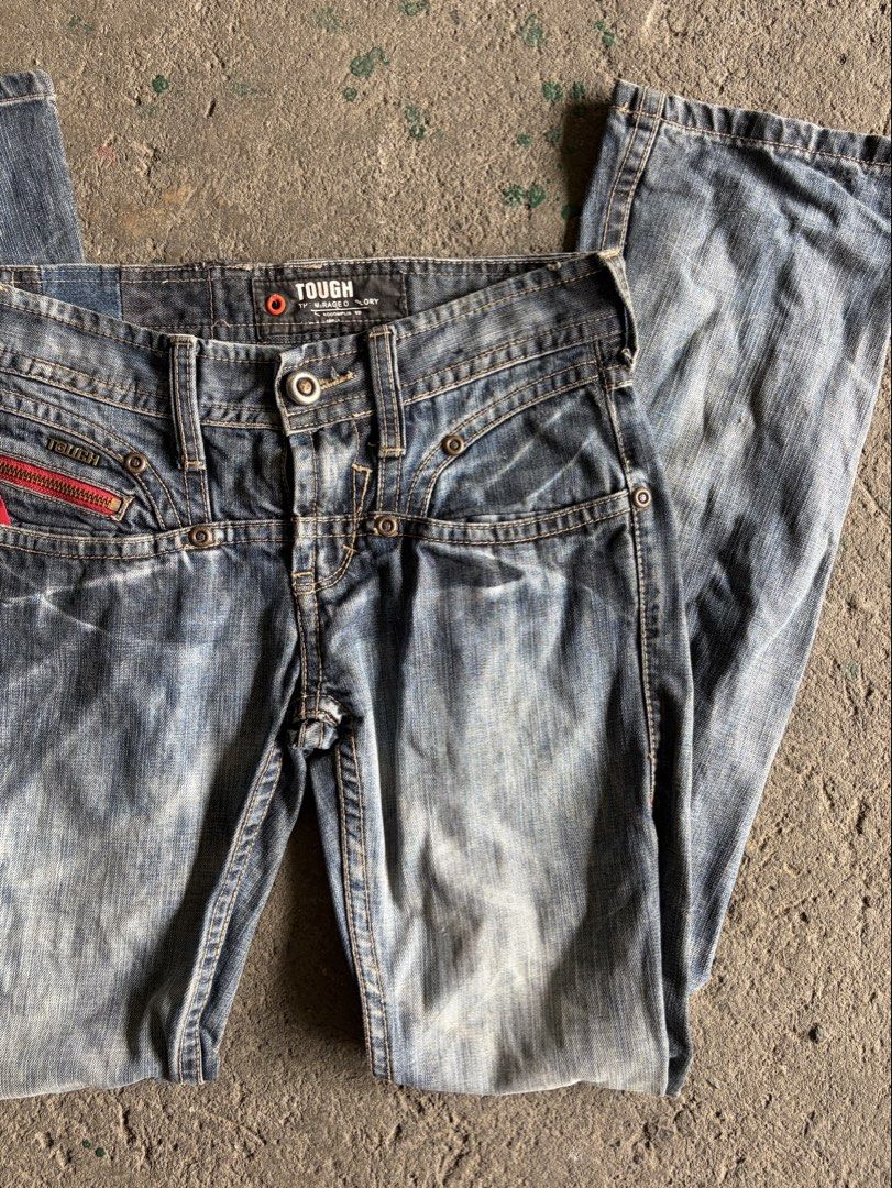 Tough Jeansmith Denim Jeans (Category: Jeans) located in Quezon City. Submitted by ward.drobe (Listing ID 1465641579, Image 2). Description: Tuff j smith Size L - 44 inch Waist - 16 inch Rise - 8 inch.