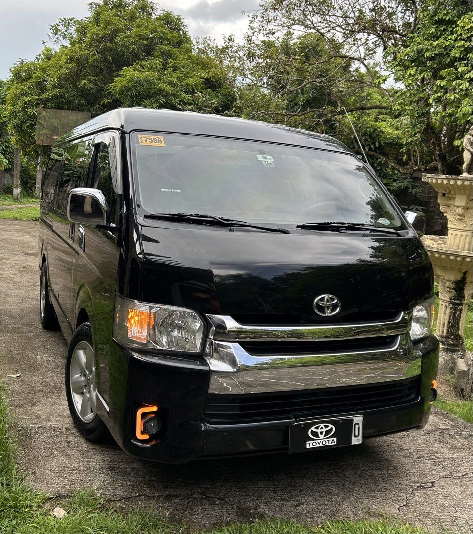 Toyota Hiace 3.0 Standard Roof Bus (A) (Category: Body Parts and Accessories) located in Liliw. Submitted by douglas13 (Listing ID 1169244991, Image 1). Description: 2017 Toyota GrandiaGL 3.0 Diesel Automatic Fresh In and out ✨ Price: 995k (slightly negotiable) I'm the Owner/seller ✅private personal used only ✅Orig paint ✅odo 90k (unli scan) ✅Fresh intact interior (Pwede sa maselan ✅17's Toyota mags/ android head unit ✅Newly registered (0 ending)