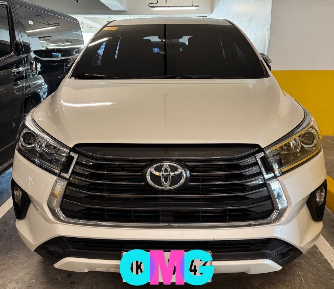 Toyota Innova (Category: Used Cars) located in Quezon City. Submitted by angeladustin72 (Listing ID 1465724316, Image 3). Description: 2025 toyota innova v push start auto fold side mirror intelligent door open captain sear middle row automatic diesel 2.8 6speed power mode / eco mode orig paint zero issue clean papers ist owner loc qc 1.290 knego.