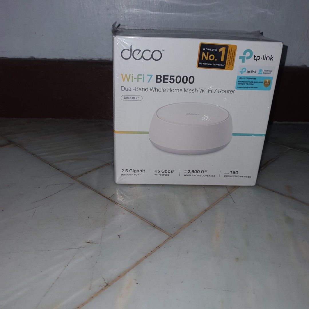 Tp link wifi 7 be5000 be25 mesh wifi router (Category: Cleaning Tools & Supplies) located in Pasig City. Submitted by fasttech01 (Listing ID 1465580927, Image 2). Description: .