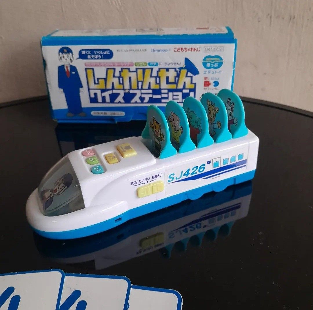 Train (Category: Educational & Learning Toys) located in Pasig City. Submitted by three.babybears (Listing ID 1465579915, Image 3). Description: with sounds (Japanese language).