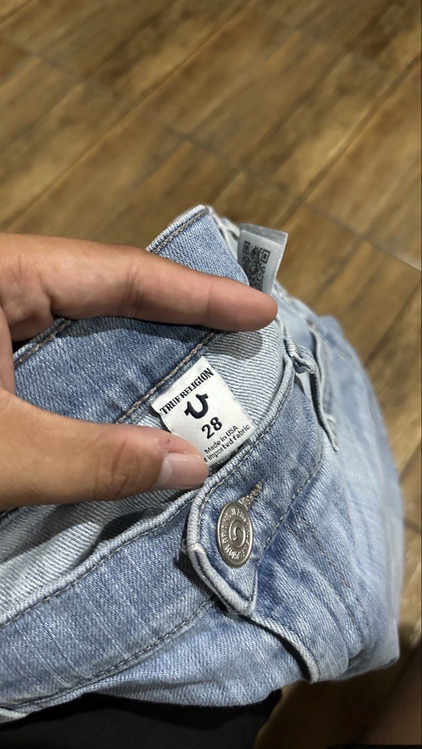 TRUE RELIGION PANTS (Category: Jeans) located in Manila. Submitted by urban.vintage (Listing ID 1465737765, Image 2). Description: ISSUE: NONE (NEED WASH) MOP :GCASH (NO COD) SHIP VIA: LALAMOVE & J&T LOCATION: PASIG CITY LENGTH: 36 HEM : 6.5 WIDTH :28-30 .
