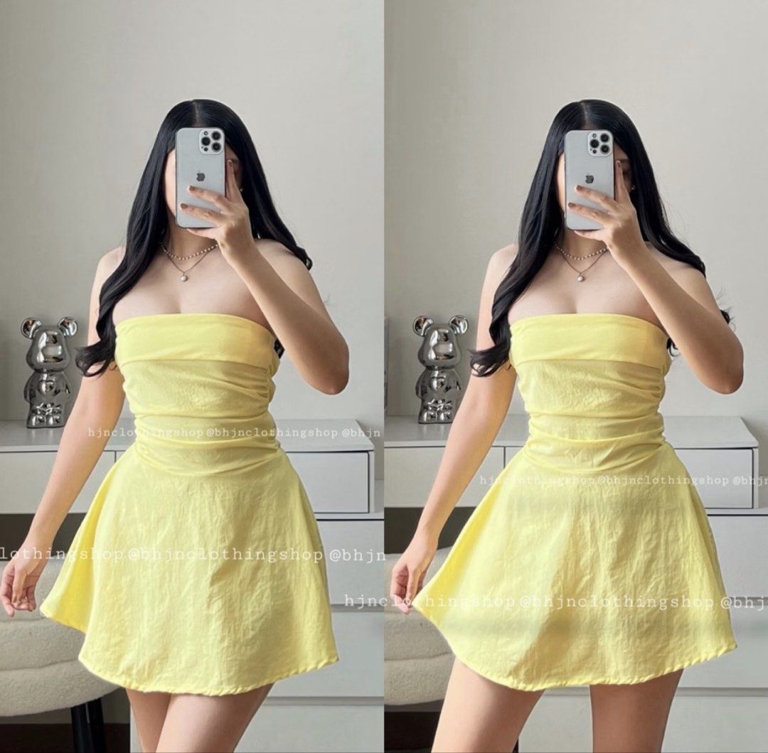 Tube top dress (Category: Dresses) located in Manila. Submitted by serene_horse (Listing ID 1465615455, Image 1). Description: Can send when worn thru PM only Size: Medium Manila Loc Jnt and lalamove only COD is allowable if thru lalamove.