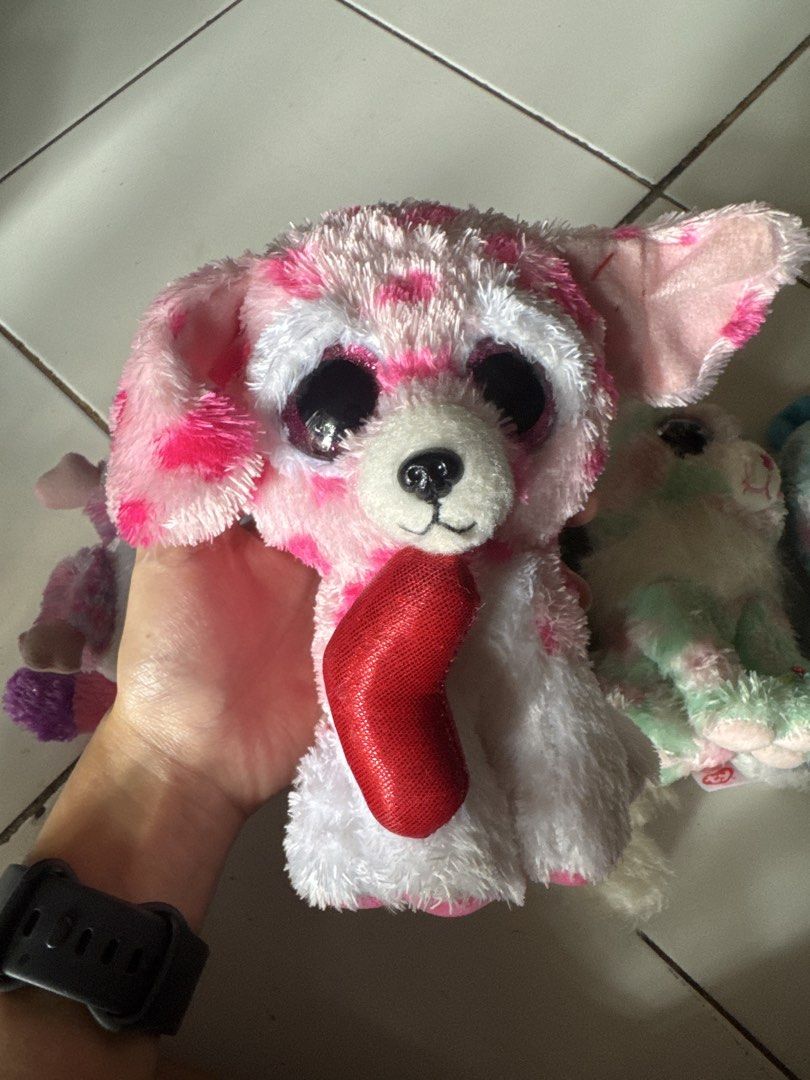 Ty Beanie Boos - SET (Category: Plushies & Soft Toys) located in Manila. Submitted by violet04 (Listing ID 1465585654, Image 2). Description: 100 each get all for 500.