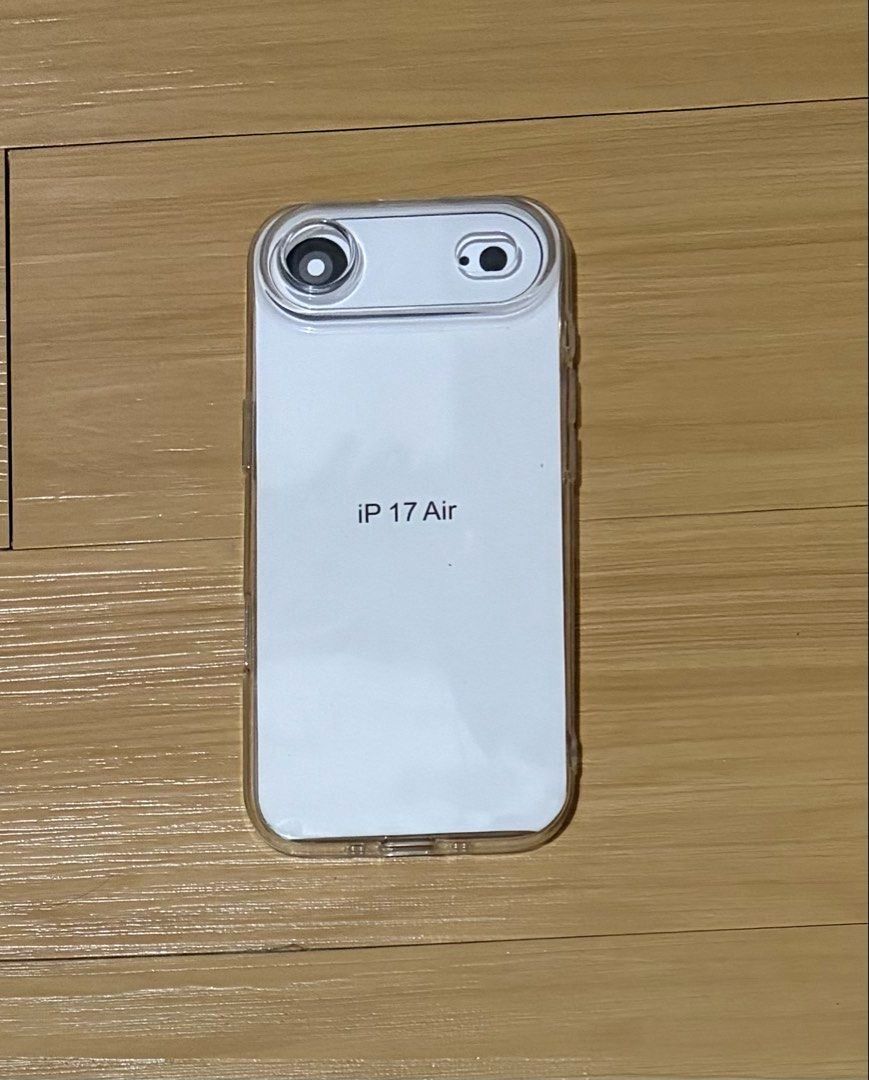 Ultra Thin Silicone Soft Clear iPhone Air Case (Category: Cases & Sleeves) located in Quezon City. Submitted by garagesale2026 (Listing ID 1465621328, Image 1). Description: - Unused.