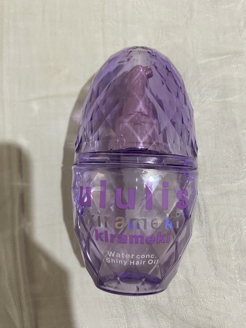 Ululis hair oil (Category: Hair) located in Baler. Submitted by rosacloset (Listing ID 1465631757, Image 2). Description: Bought in japan last august 2026 Almost 75% full Rfs: change of brand Payment via gcash/bdo Shipping via j&t.