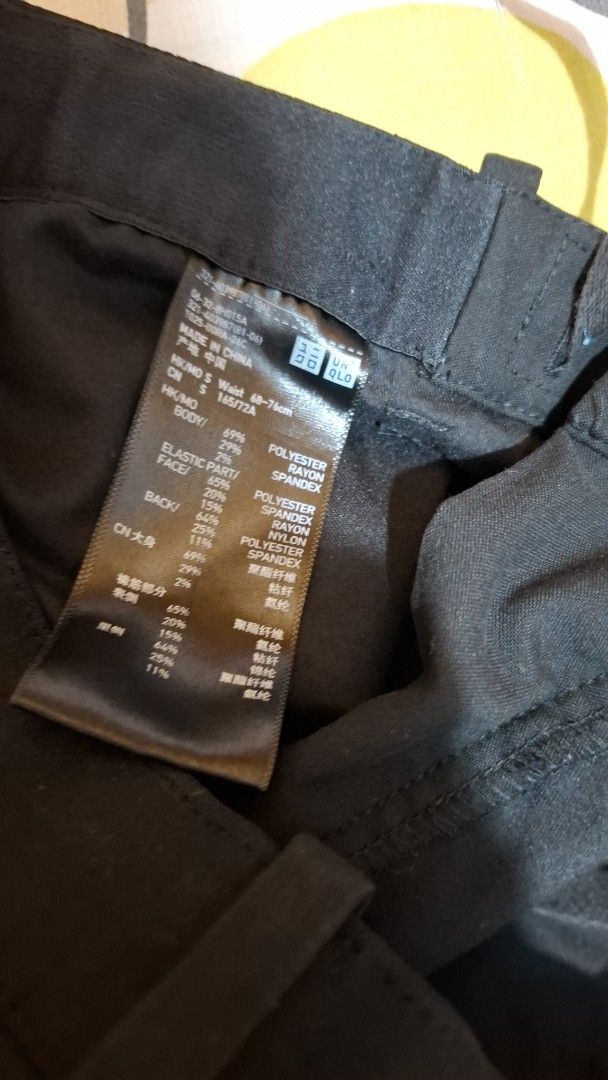 UNIQLO Black Slacks or Trousers (Category: Trousers) located in Paranaque City. Submitted by furotetsuu (Listing ID 1465671727, Image 3). Description: UNIQLO Black Trousers or Black Slacks UNIQLO Black pants Nice fabric Good for everyday use Tapered fit.