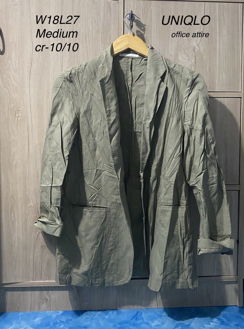 Uniqlo formal attire (Category: Coats, Jackets and Outerwear) located in Binan City. Submitted by rnj_affordable (Listing ID 1465707800, Image 3). Description: no issue for women only.