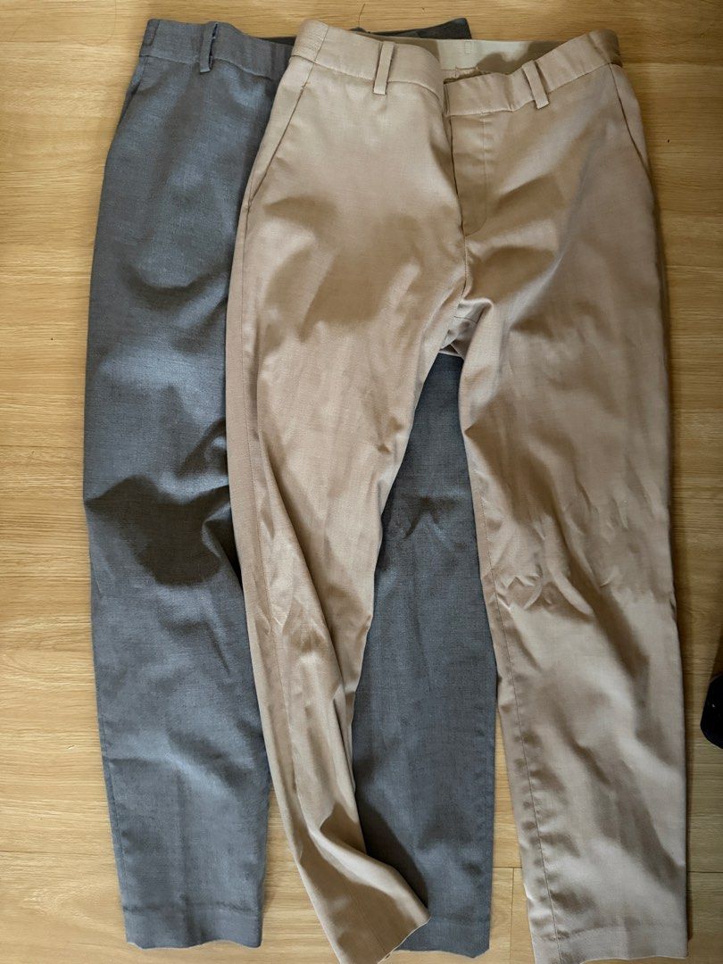 Uniqlo Pants (Category: Other Bottoms) located in Pasig City. Submitted by shopaholic1113 (Listing ID 1465758025, Image 1). Description: - Uniqlo Pants - ₱300 each - ₱500 for both.