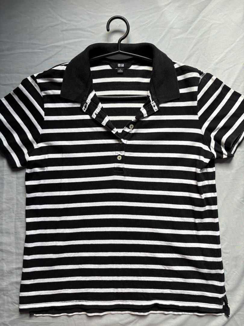 Uniqlo Polo Shirt (Category: Shirts) located in Binan City. Submitted by moonlight.26 (Listing ID 1465630129, Image 1). Description: - Stretchable fabric - fits S - L body frame - Perfect for casual or office attire - rfs: decluttering .