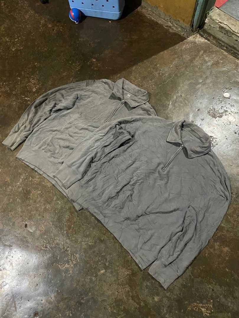 UNIQLO QUARTER ZIP (Category: Hoodies) located in Maramag. Submitted by luxurythirft (Listing ID 1465621517, Image 1). Description: ASPACK FOR 700 SPLIT FOR 400 22.5x26.