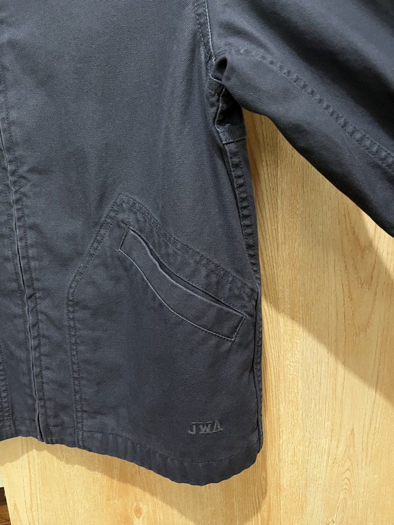 UNIQLO x JW Anderson Canvas Work Jacket (Category: Coats, Jackets and Outerwear) located in Quezon City. Submitted by otsmb (Listing ID 1465584663, Image 3). Description: UNIQLO x JW Anderson Canvas Work Jacket, size small, brand new. Bought last year. Worn only to try on. Never laundered. No issues. Ships via grab/ lalamove/j&t.