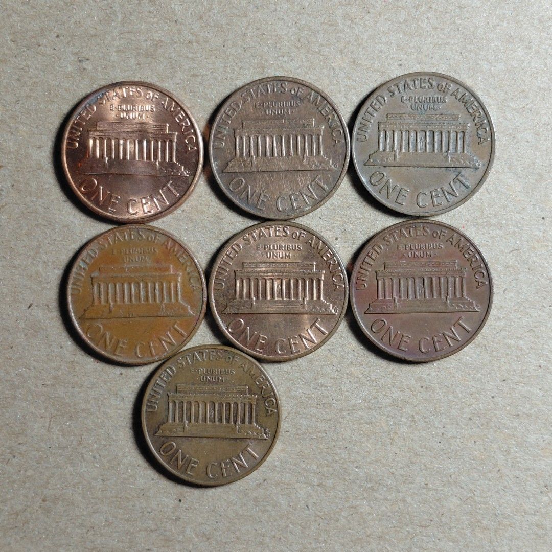 US 1 Cent Coins (Category: Currency) located in Tagbilaran City. Submitted by bennycollectibles (Listing ID 1465739955, Image 2). Description: •Add an additional 150 for shipping.
