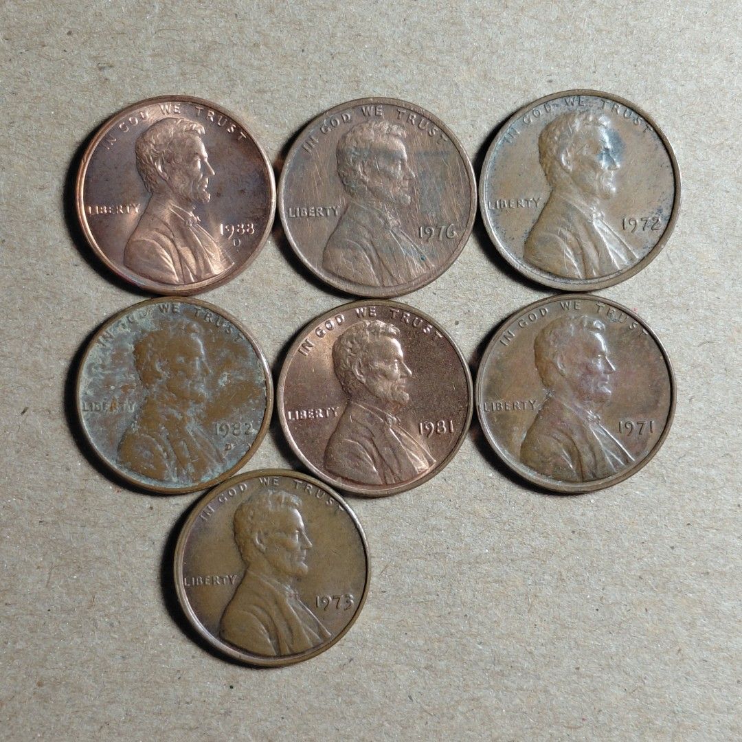 US 1 Cent Coins (Category: Currency) located in Tagbilaran City. Submitted by bennycollectibles (Listing ID 1465739955, Image 1). Description: •Add an additional 150 for shipping.