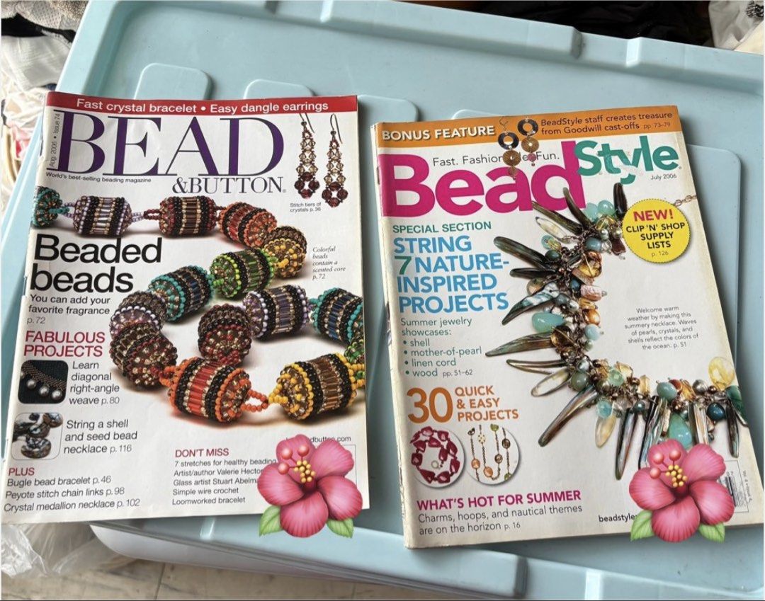US Crafts Magazines set - Bead Style and Bead & Button (Category: Magazines) located in Quezon City. Submitted by meggys_treasures (Listing ID 1465632564, Image 1). Description: Old issue Crafts/Beading Magazines (2pcs) - Bead Style - Bead & Button.