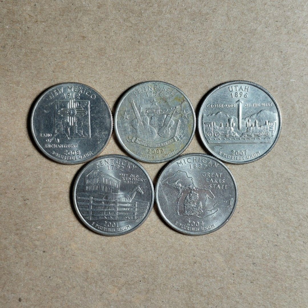 US Quarter Dollar Coins (set 4) (Category: Currency) located in Tagbilaran City. Submitted by bennycollectibles (Listing ID 1465741177, Image 1). Description: •Add an additional 150 for shipping.