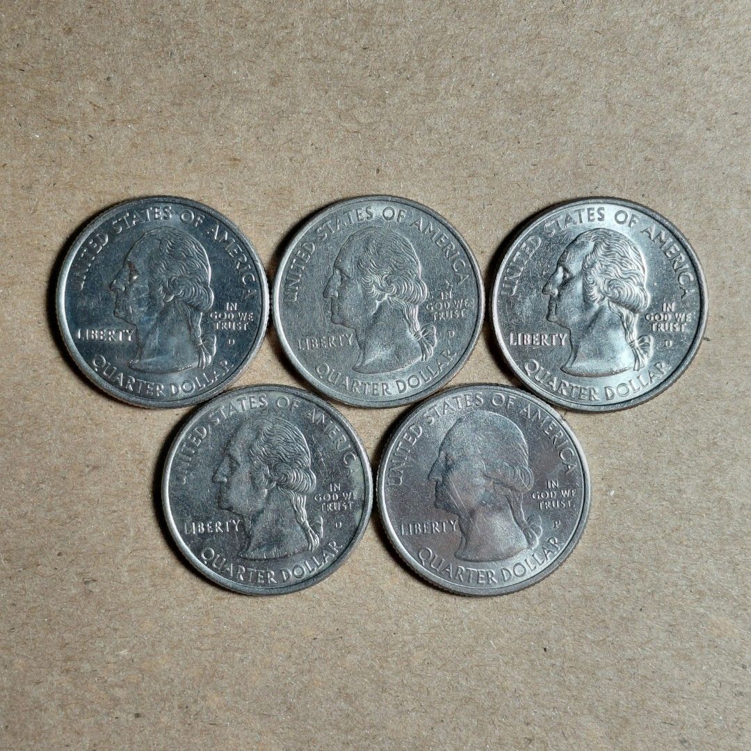 US Quarter Dollar Coins (set 6) (Category: Currency) located in Tagbilaran City. Submitted by bennycollectibles (Listing ID 1465743220, Image 2). Description: •Add an additional 150 for shipping.