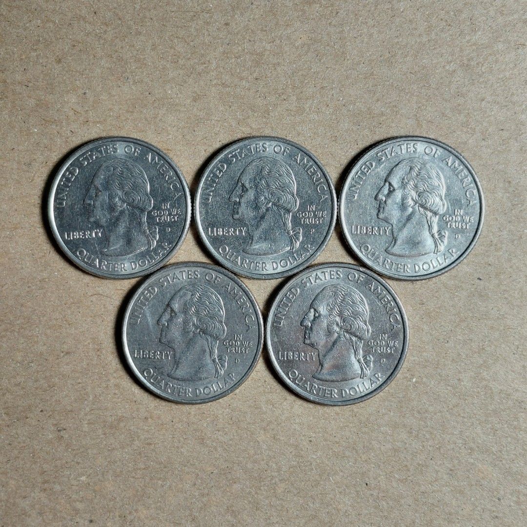 US Quarter Dollar Coins (set 7) (Category: Currency) located in Tagbilaran City. Submitted by bennycollectibles (Listing ID 1465743278, Image 2). Description: •Add an additional 150 for shipping.
