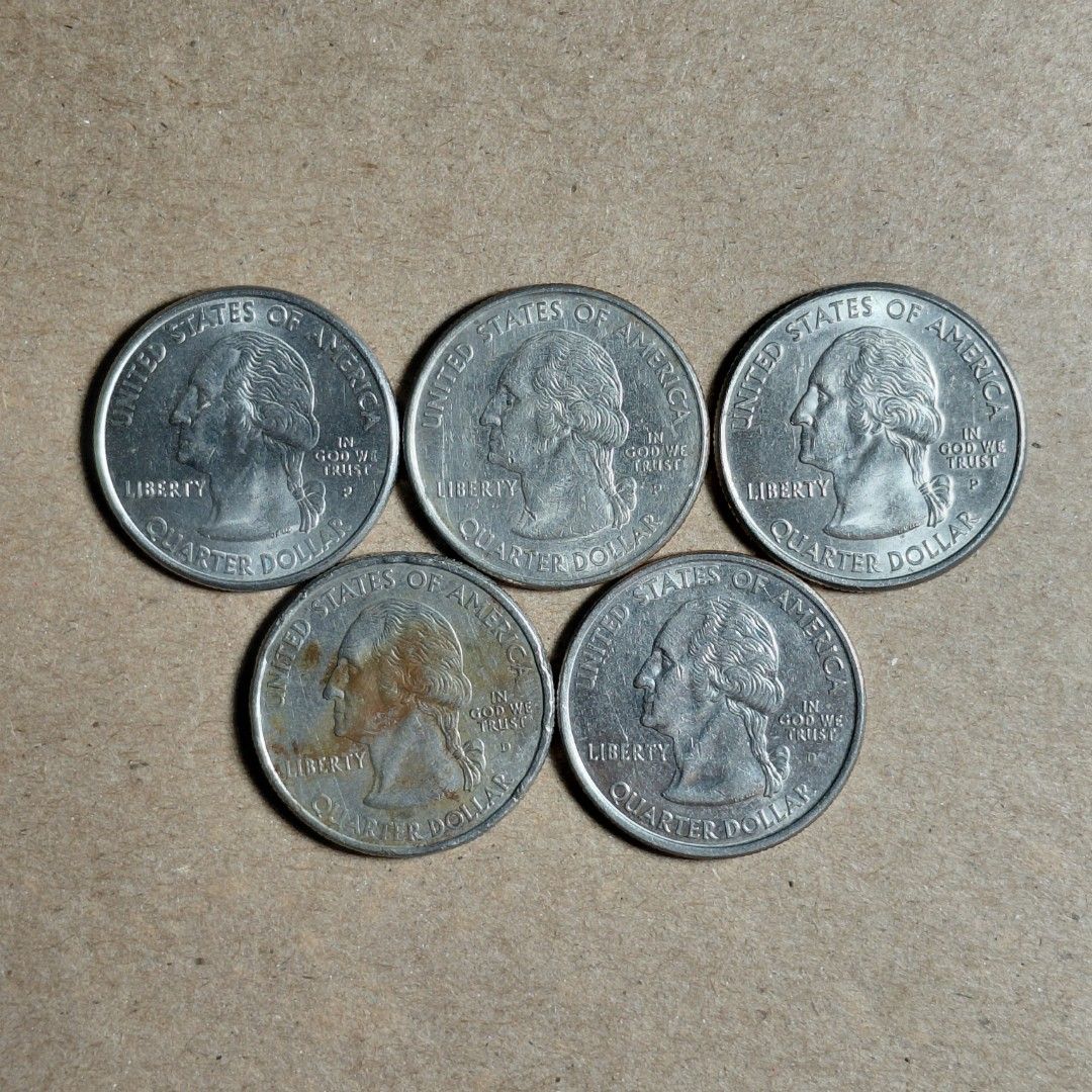 US Quarter Dollar Coins (set 9) (Category: Currency) located in Tagbilaran City. Submitted by bennycollectibles (Listing ID 1465744328, Image 2). Description: •Add an additional 150 for shipping.