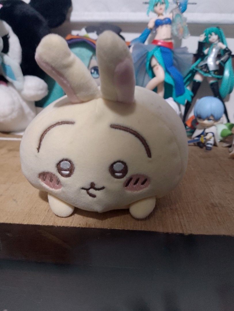 Usagi Miniso chiikawa plush (Category: Plushies & Soft Toys) located in Cavite. Submitted by chloezel187110 (Listing ID 1465727254, Image 1). Description: Naka tambak nalang dito. No flaws or anything. naka display lang.