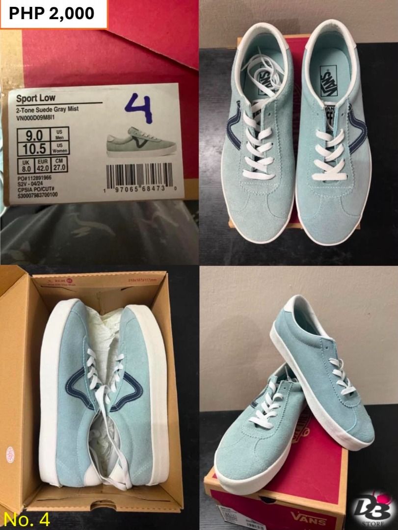 Vans Shoes Gray Mist (Category: Sneakers) located in Minglanilla. Submitted by dthreestore (Listing ID 1465630425, Image 3). Description: ▪︎Php 2,000 ▪︎Brand New Authentic ▪︎Follow us on Facebook: D3 Store ▪︎Mode of Payment: Cash/Gcash 🚚 Maxim / J&T (Shipping fee will be shouldered by the buyer) 📍Meet-up (Minglanilla, Cebu) .